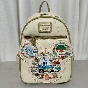 Loungefly Walt Disney world 50th anniversary mickey mouse mini backpack.